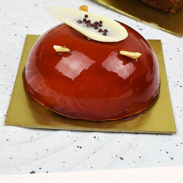 Mango and Salted Caramel Gateaux