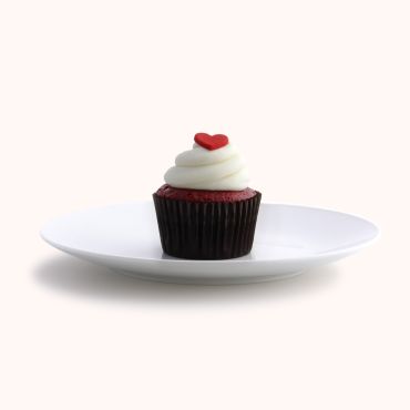 Red Ruby Morning Tea Cupcake