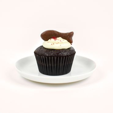 Chocolate Fish Cupcake