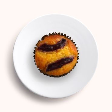 Plum & Orange Morning Tea Cupcake