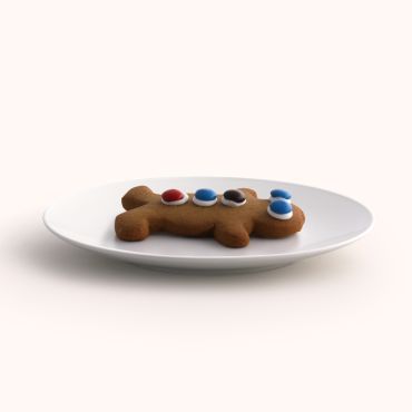 Gingerbread Men Single Cookie